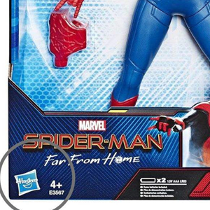 اکشن فیگور مرد عنکبوتی سری دور از خانه 1×3 Spider-Man Far from Home Action Figure_اسباب بازی